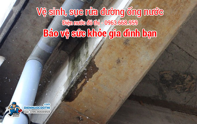 Vệ sinh, sục rửa đường ống nước tại Thanh Xuân