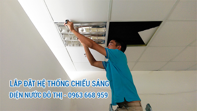 Lắp đặt hệ thống chiếu sáng