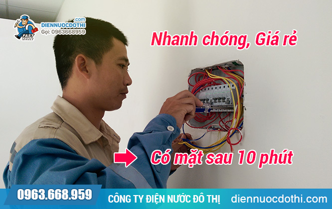 Chuyên sửa chữa điện nước tại quận Ba Đình, Hà Nội