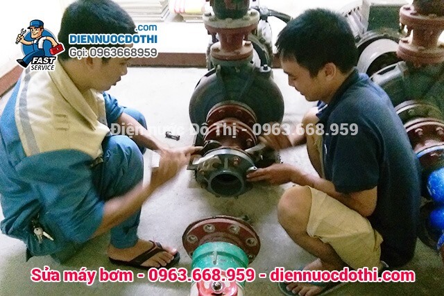 Sửa máy bơm tại Kim Mã