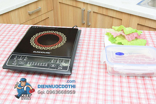 Bếp từ không vào điện