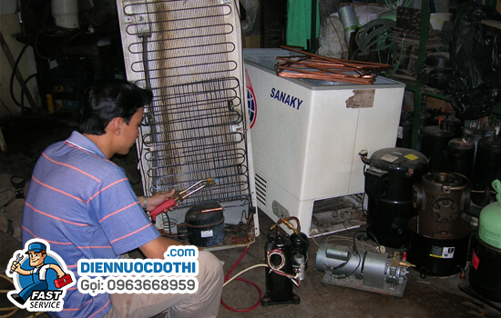 Thay gas tủ lạnh tại Hà Nội giá rẻ Thay gas tủ lạnh tại Hà Nội giá rẻ